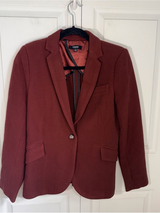 Premise Studio Jackets & Blazers - Premise Women's Brick Red Tailored Blazer